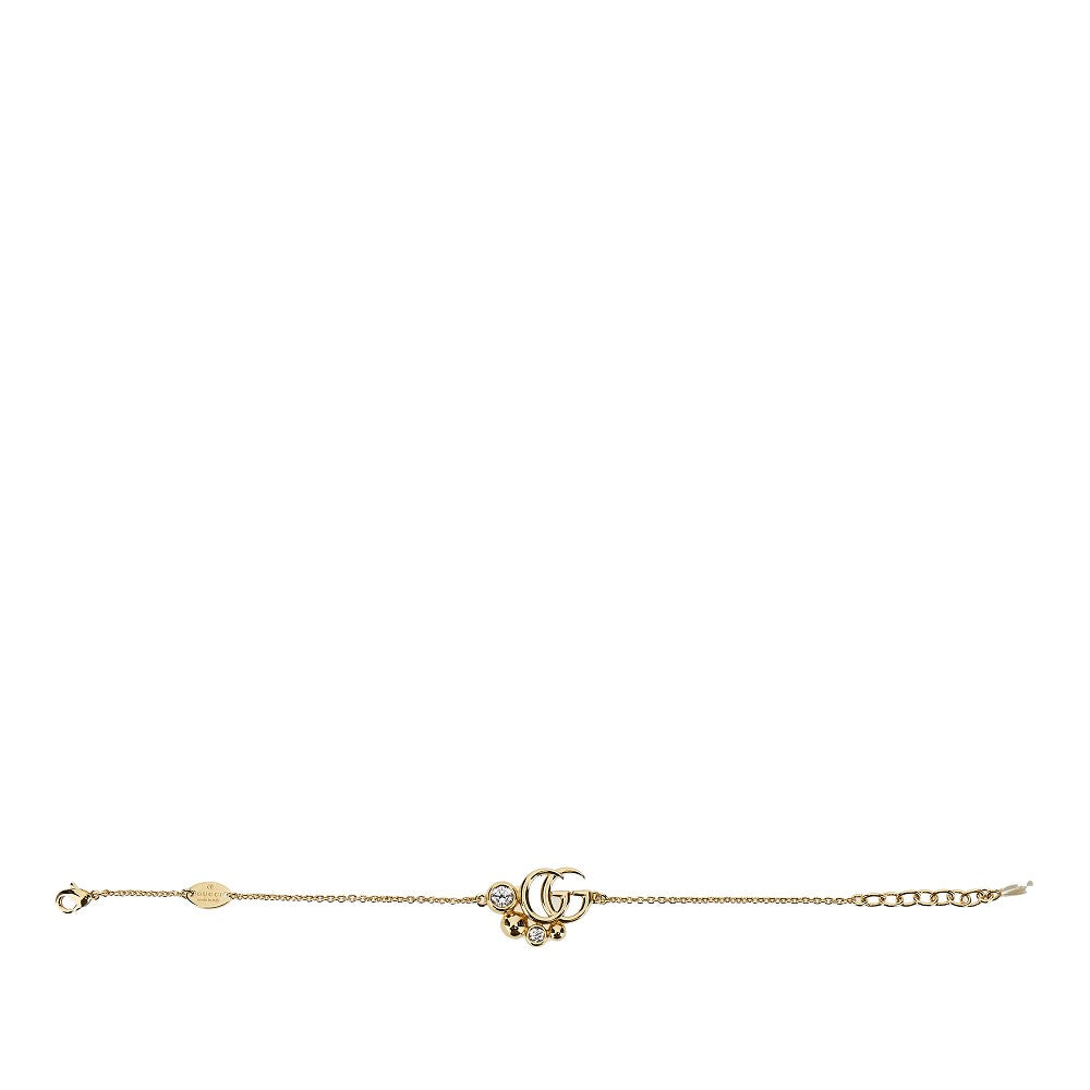 GUCCI OS gg marmont bracelet with zirconia