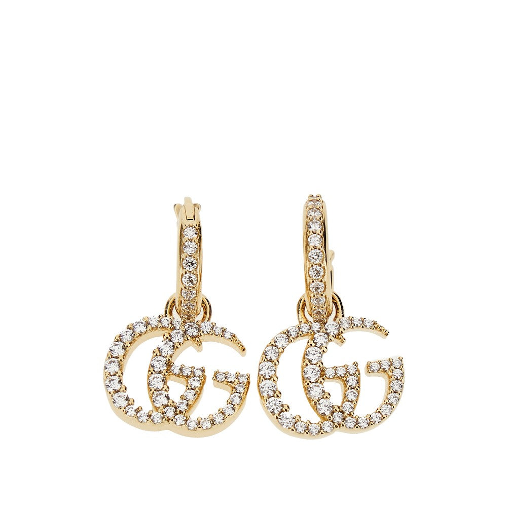 GUCCI OS gg marmont earrings with crystrals