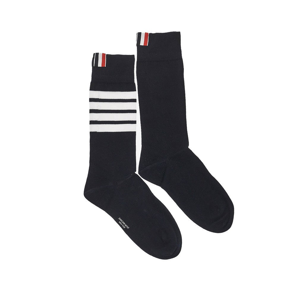 THOM BROWNE OS 4 bar cotton socks
