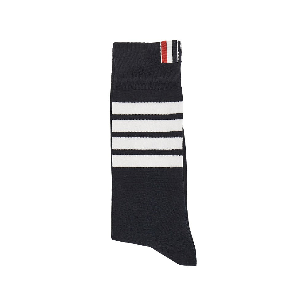 THOM BROWNE OS 4 bar cotton socks