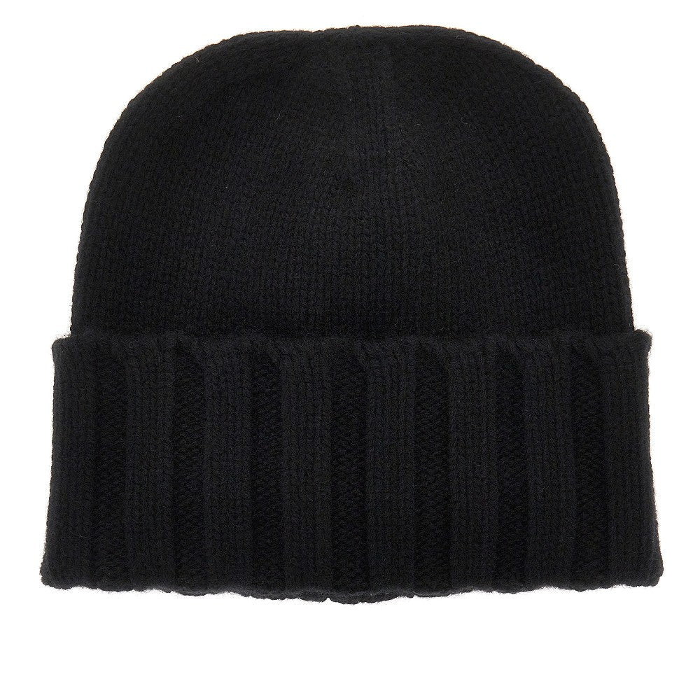 EMPORIO ARMANI S cashmire knitted beanie hat