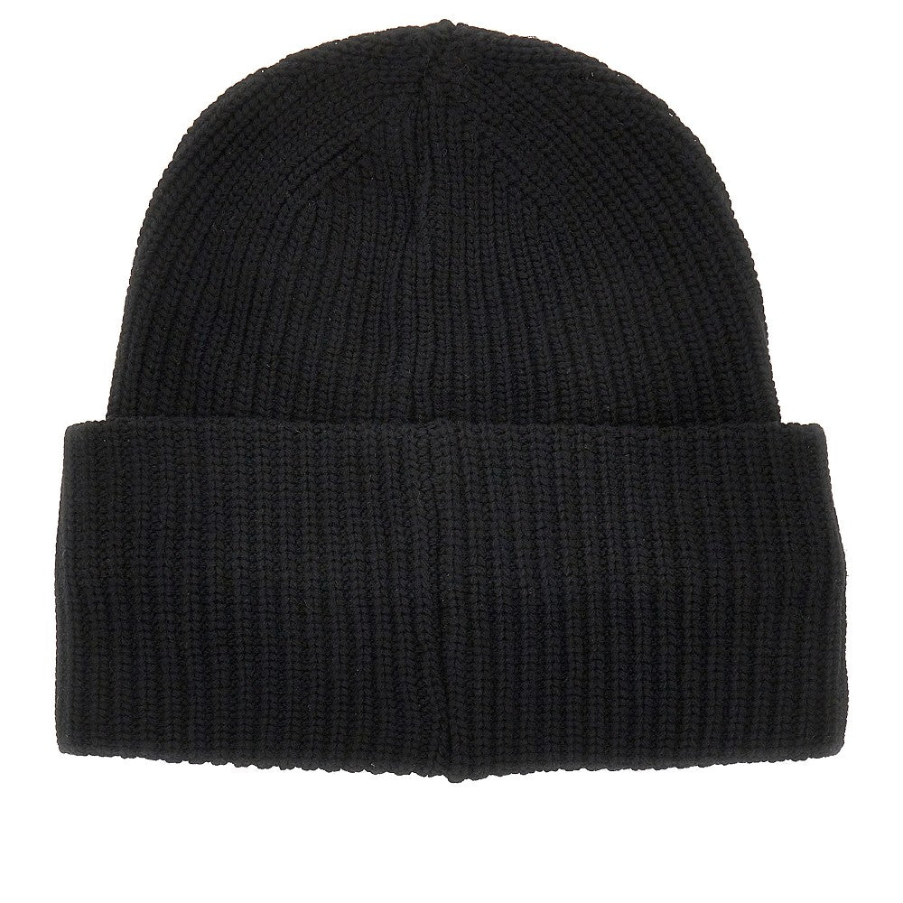 PINKO OS knitted beanie hat with logo