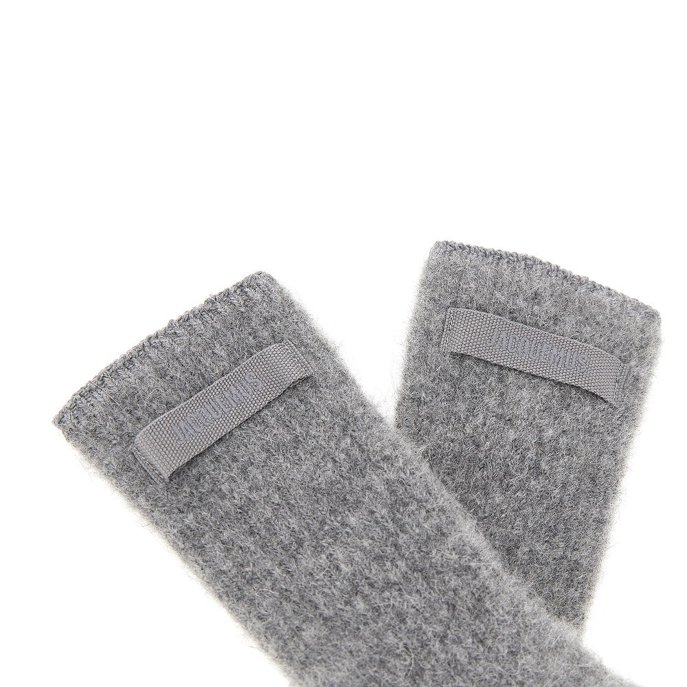JACQUEMUS OS gros grain alpaca blend gloves