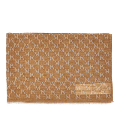 jacquard silk-blend scarf