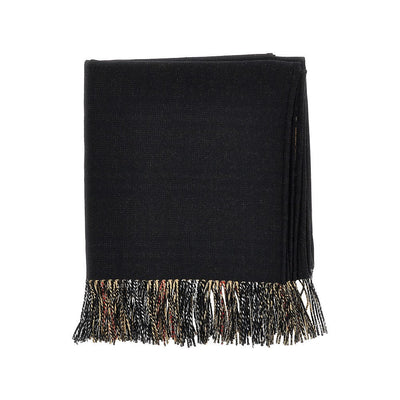 check wool reversible cape