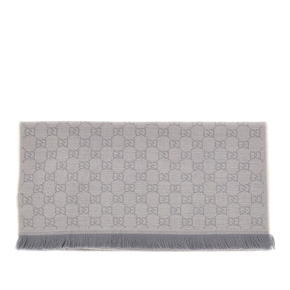 GUCCI OS gg jacquard wool scarf