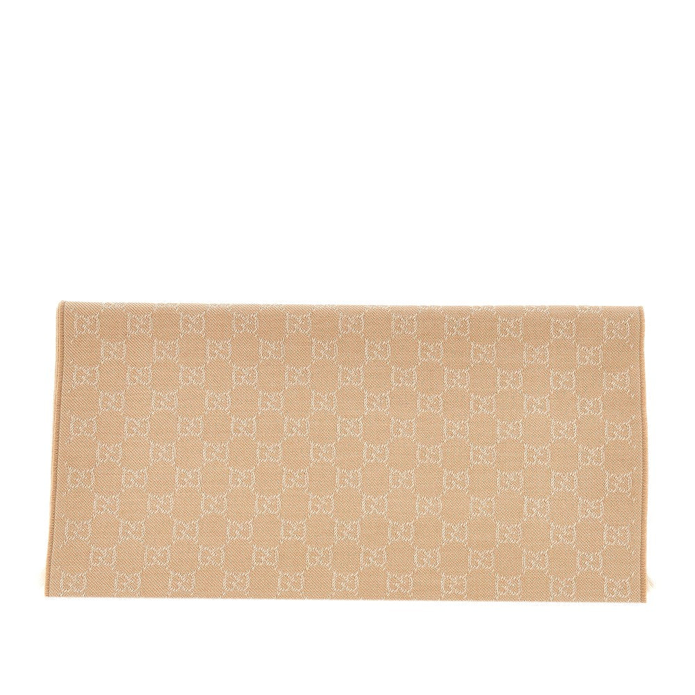 GUCCI OS gg jacquard wool scarf