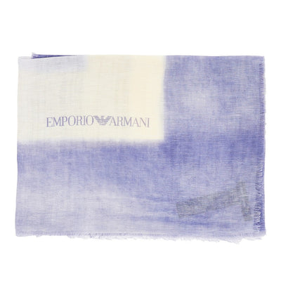 silk and linen-blend scarf