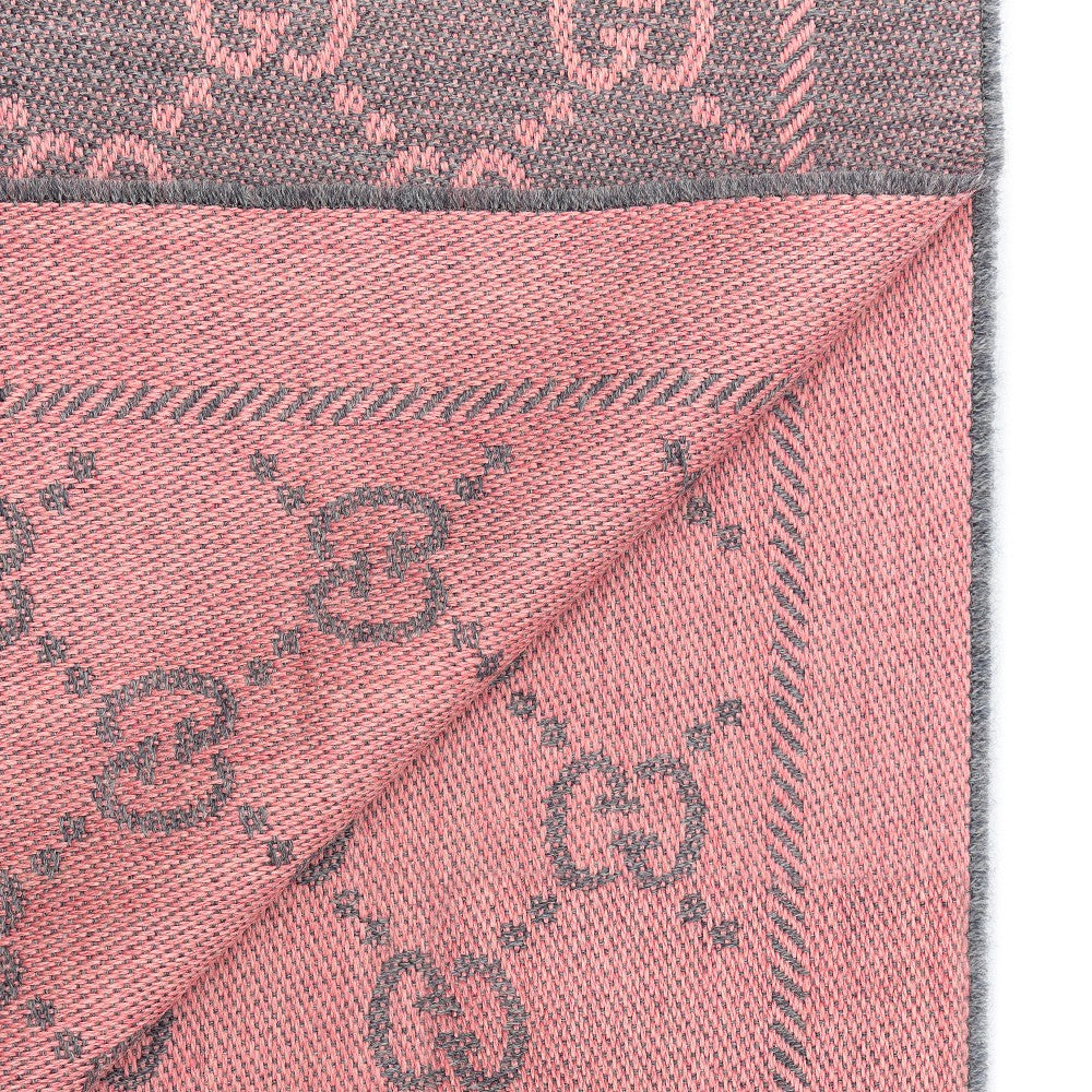 GUCCI OS gg jacquard wool scarf