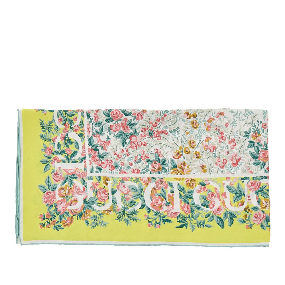 GUCCI OS printed silk scarf