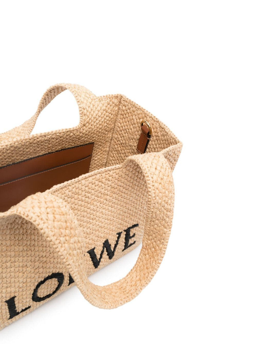Font Medium Raffia Tote