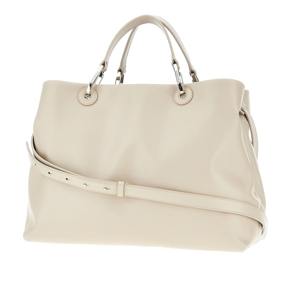EMPORIO ARMANI OS nappa leather medium myea bag