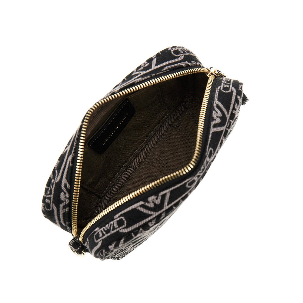 EMPORIO ARMANI OS canvas camera bag with logo motif