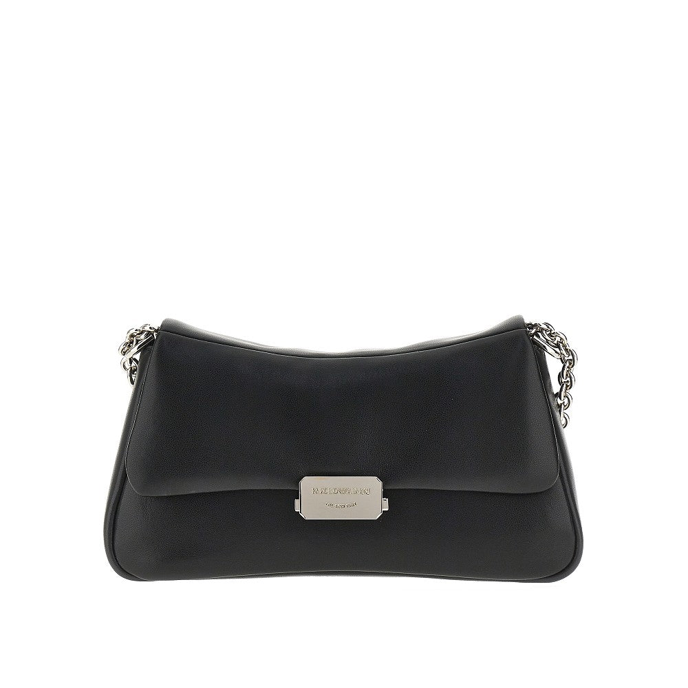 EMPORIO ARMANI OS nappa leather medium crossbody bag