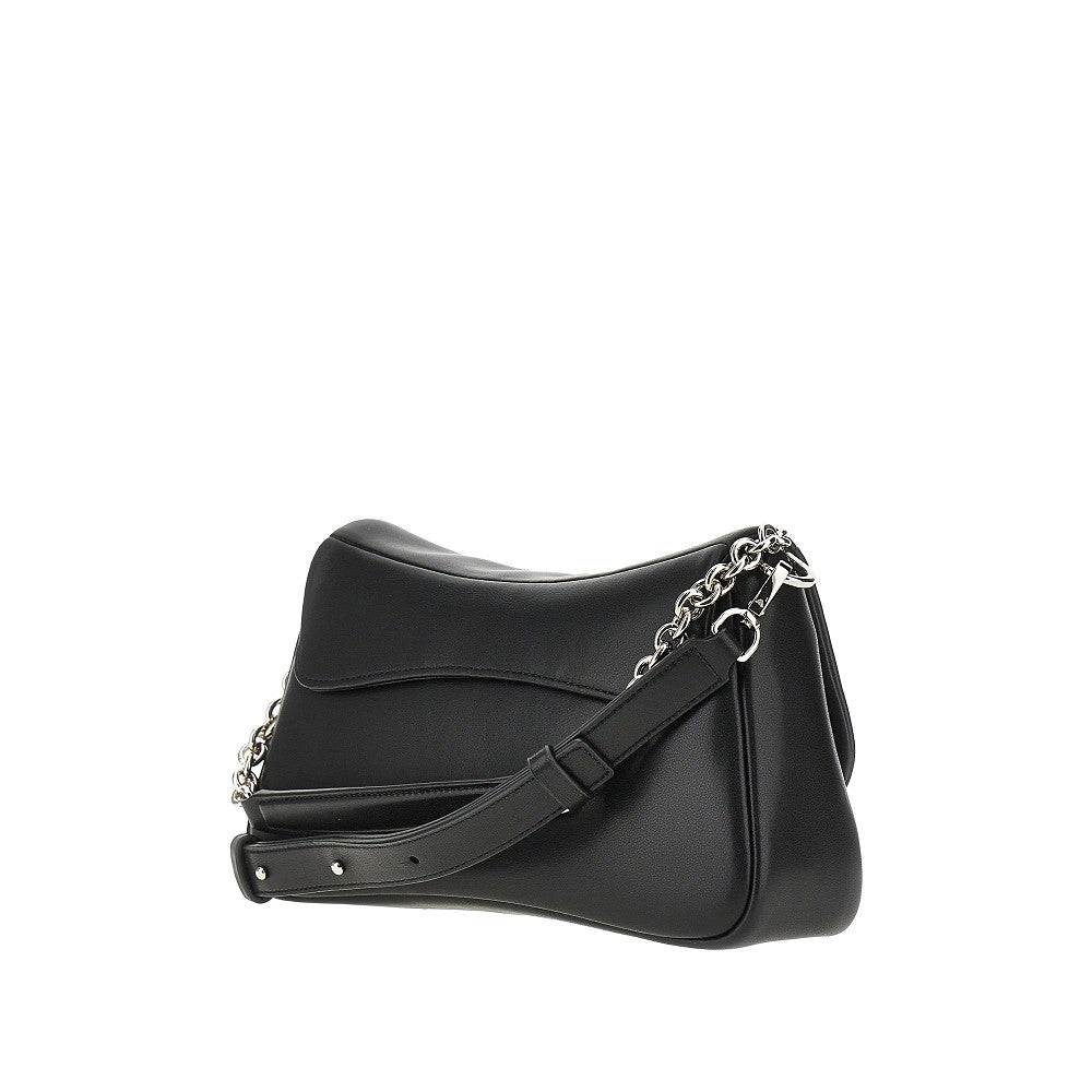 EMPORIO ARMANI OS nappa leather medium crossbody bag