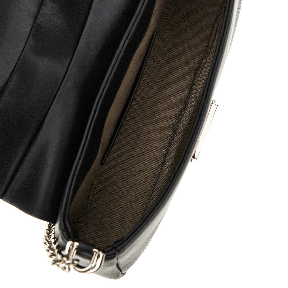 EMPORIO ARMANI OS nappa leather medium crossbody bag