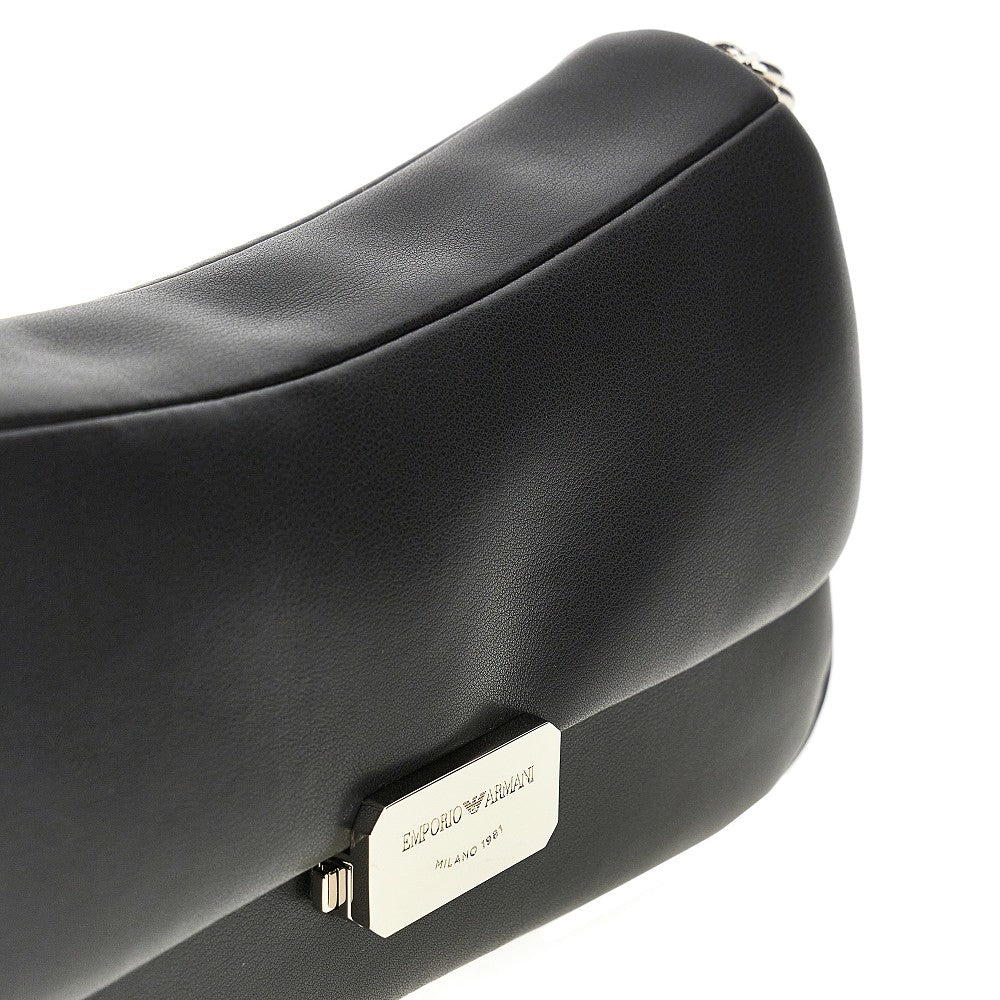 EMPORIO ARMANI OS nappa leather medium crossbody bag