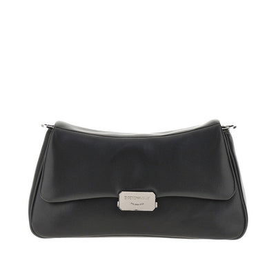 nappa leather large shoulder bag