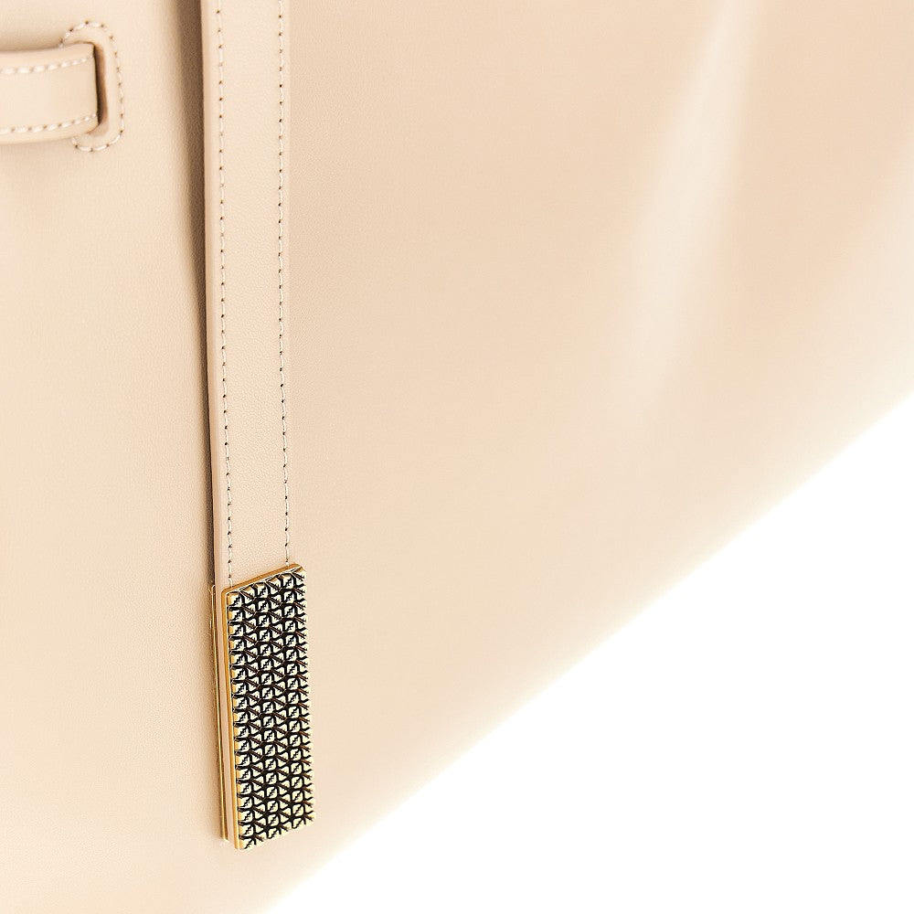 EMPORIO ARMANI OS leather shopping bag