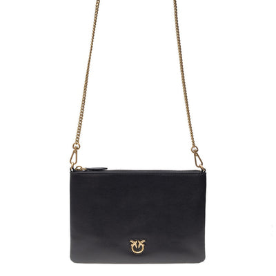 flat classic leather pouch