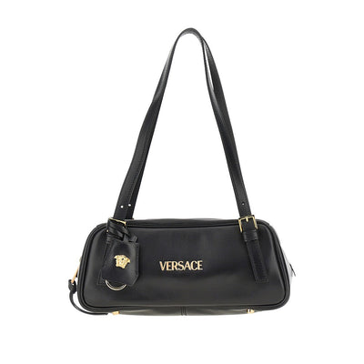 versace tag nappa leather bowling bag
