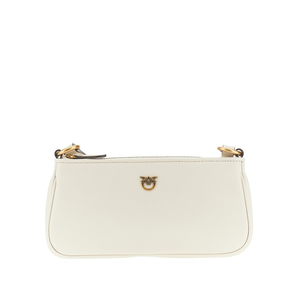 PINKO OS leather mini baguette bag