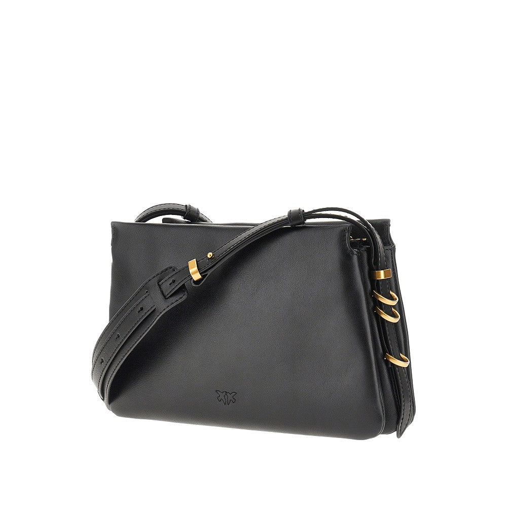 PINKO OS mini one, two, three leather bag