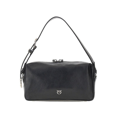 grained leather crossbody bag