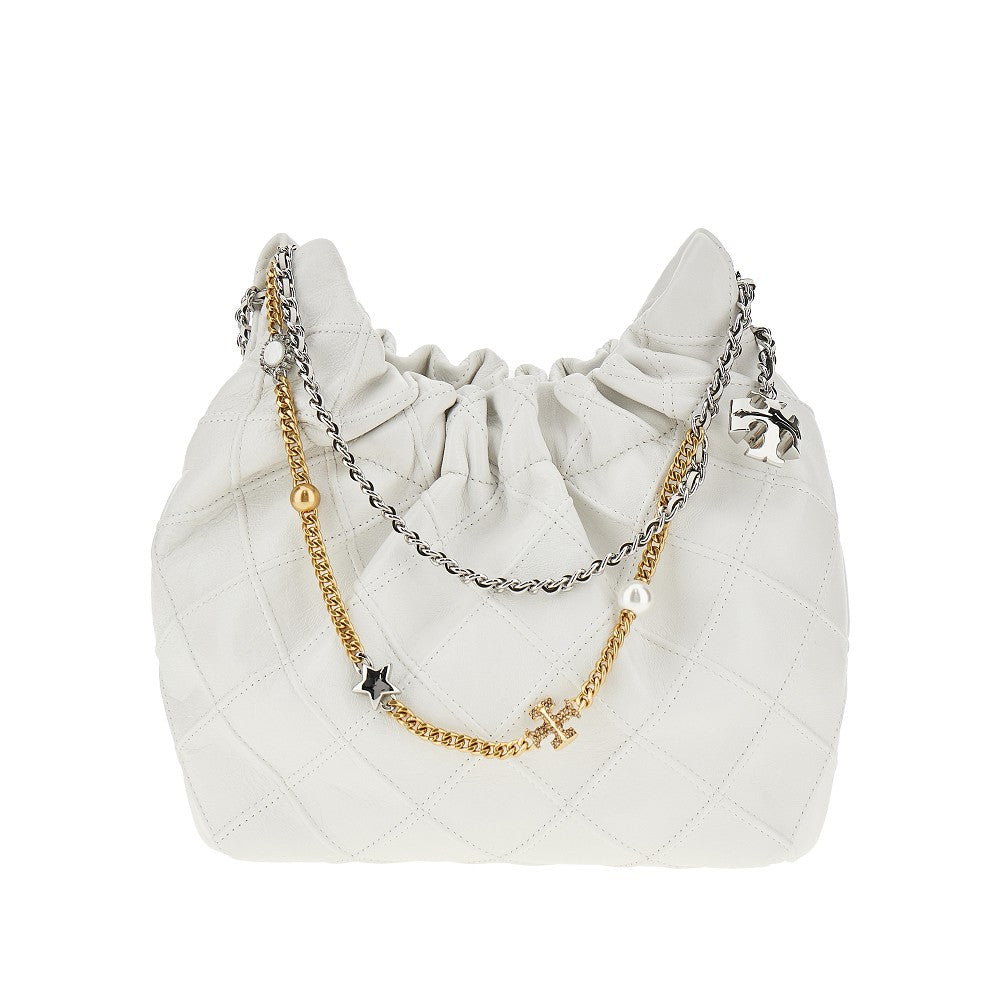 TORY BURCH OS leather mini fleming bag