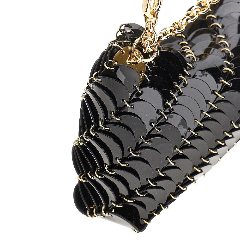 RABANNE OS paco night leather shoulder bag