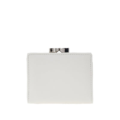 faux leather small frame wallet