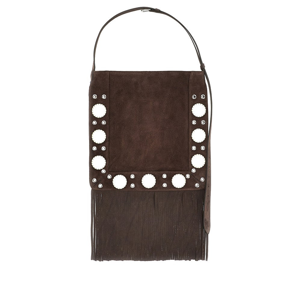 VALENTINO GARAVANI OS suede leather nellcôte shoulder bag
