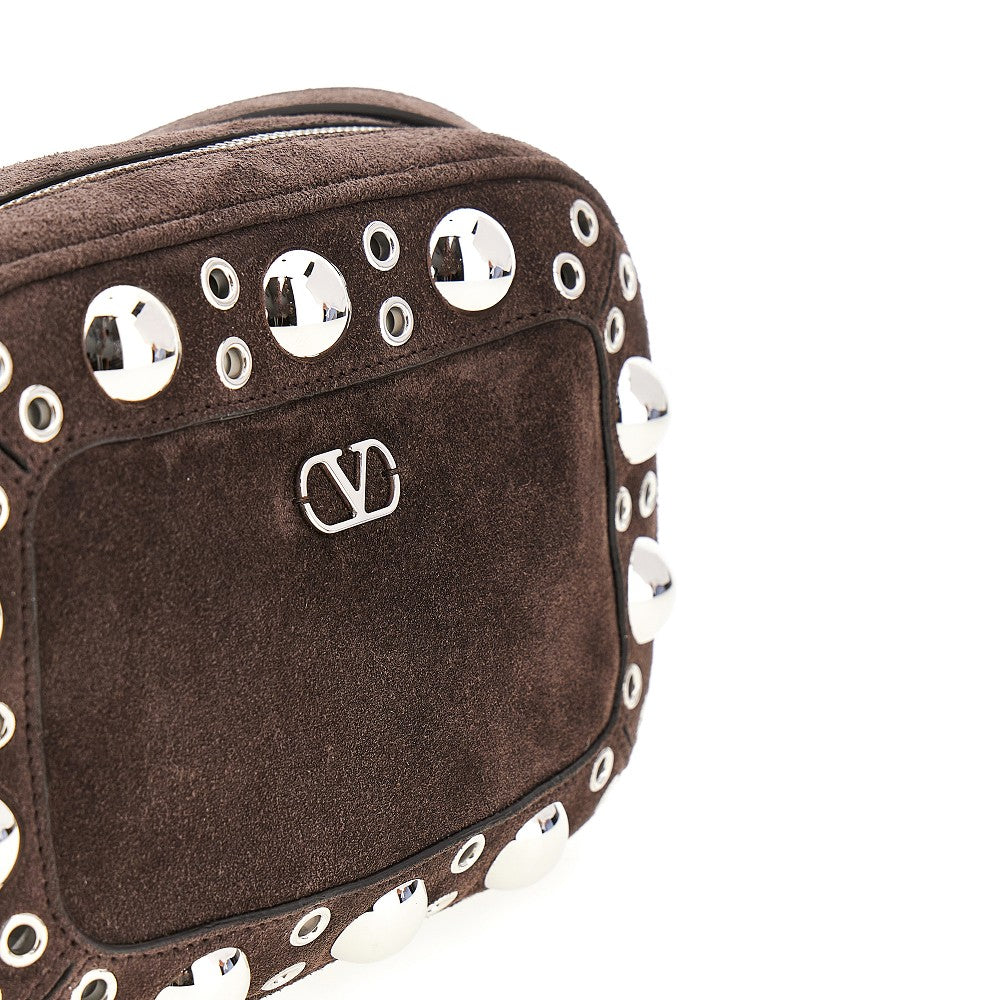 VALENTINO GARAVANI OS suede leather nellcôt crossbody bag