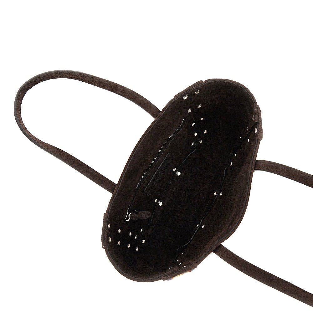 VALENTINO GARAVANI OS nellcôte suede leather mini tote bag