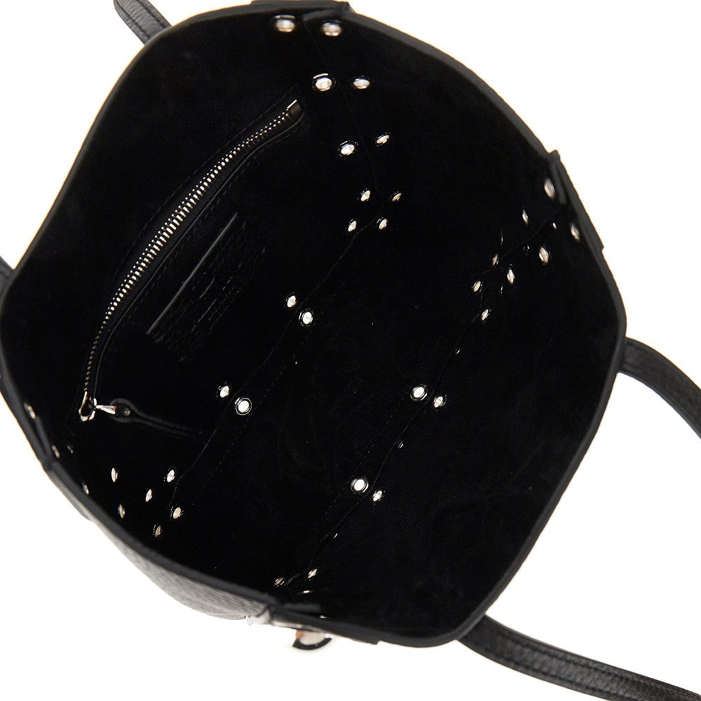 VALENTINO GARAVANI OS nellcôte grained leather mini tote bag