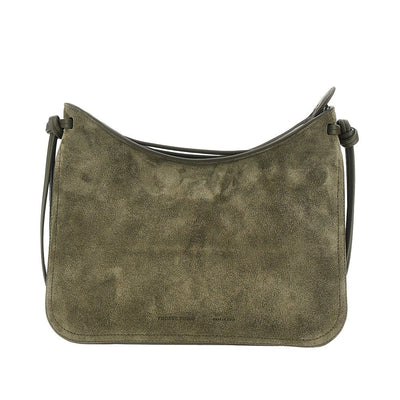 suede leather small gig shoulder bag
