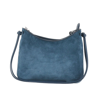 suede leather small gig shoulder bag