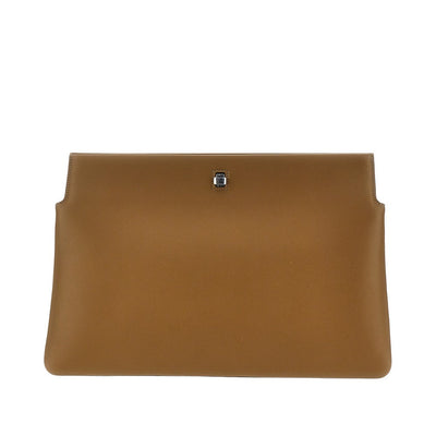 triplex nappa leather clutch