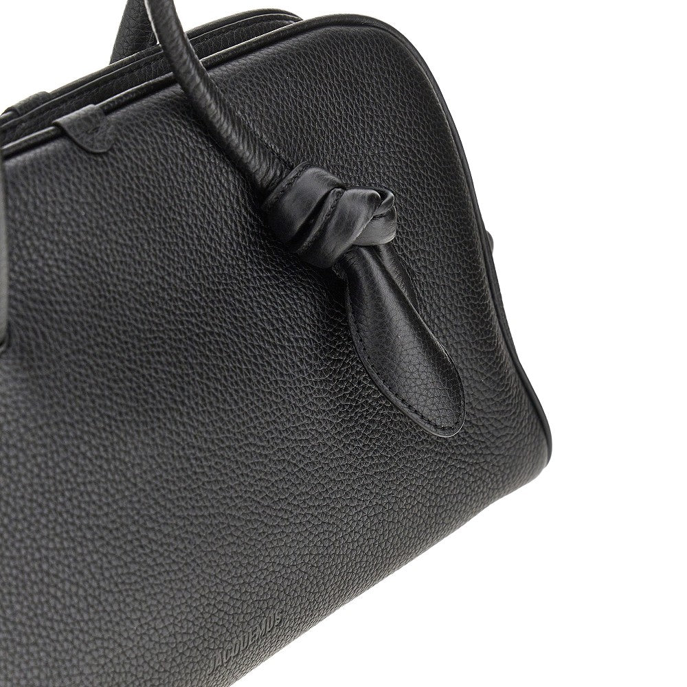 JACQUEMUS OS grained leather turismo bag