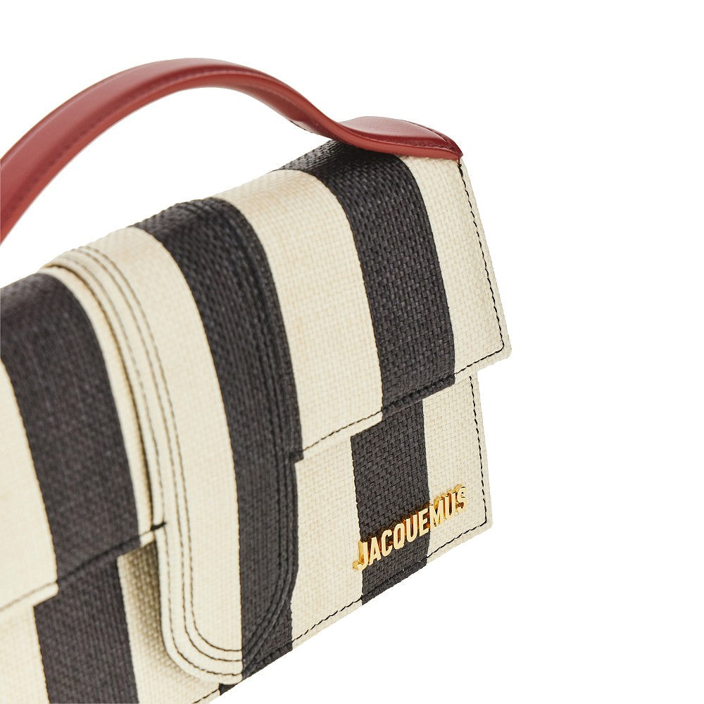 JACQUEMUS OS le grand bambino raffia bag