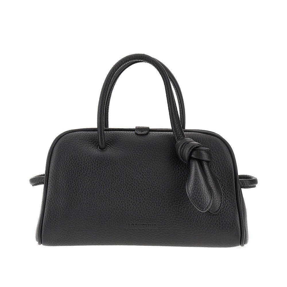 JACQUEMUS OS grained leather small turismo bag