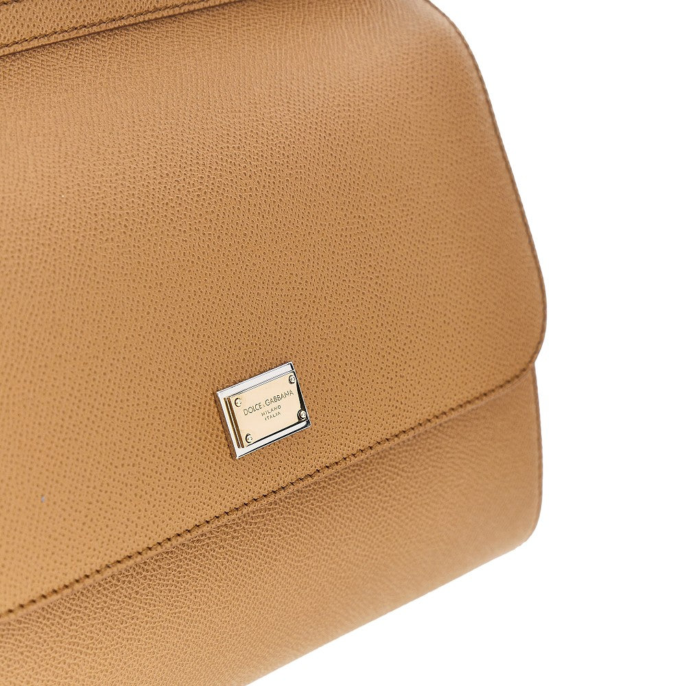 DOLCE&GABBANA OS dauphine leather large sicily bag