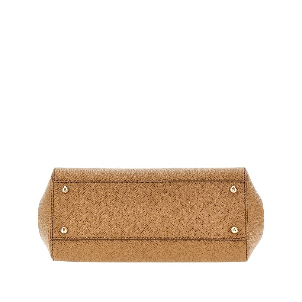 DOLCE&GABBANA OS dauphine leather large sicily bag