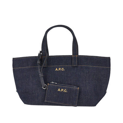 denim small le drummer toile bag