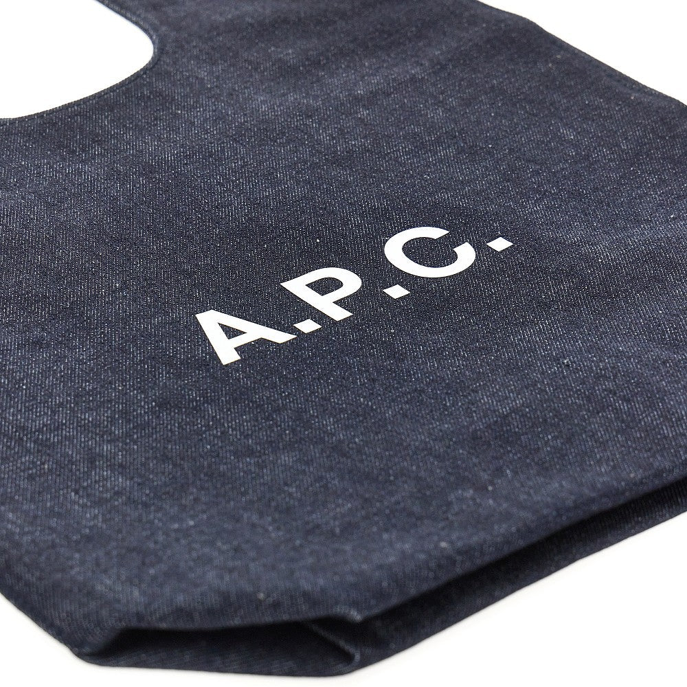 A.P.C. OS denim ninon tote bag
