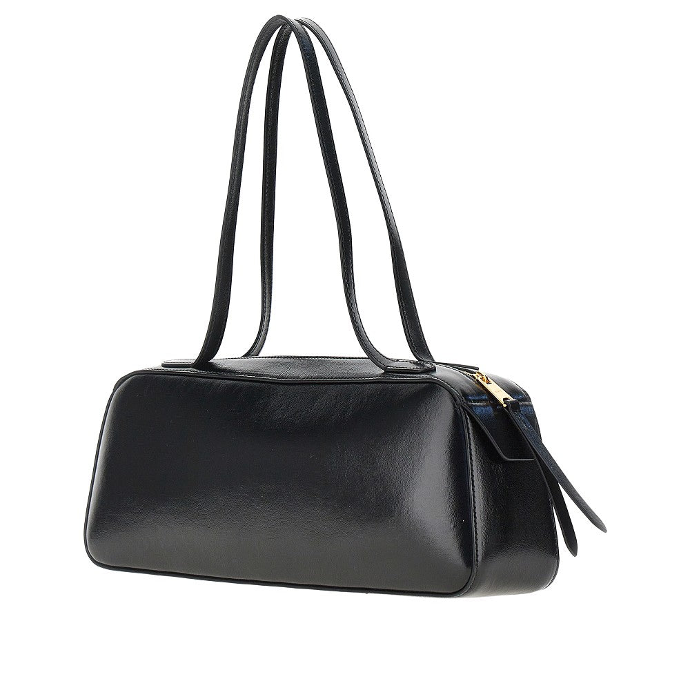 KHAITE OS patent leather simona bag