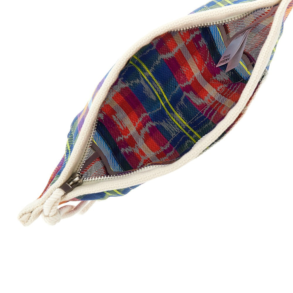 ISABEL MARANT OS powden check nylon pouch