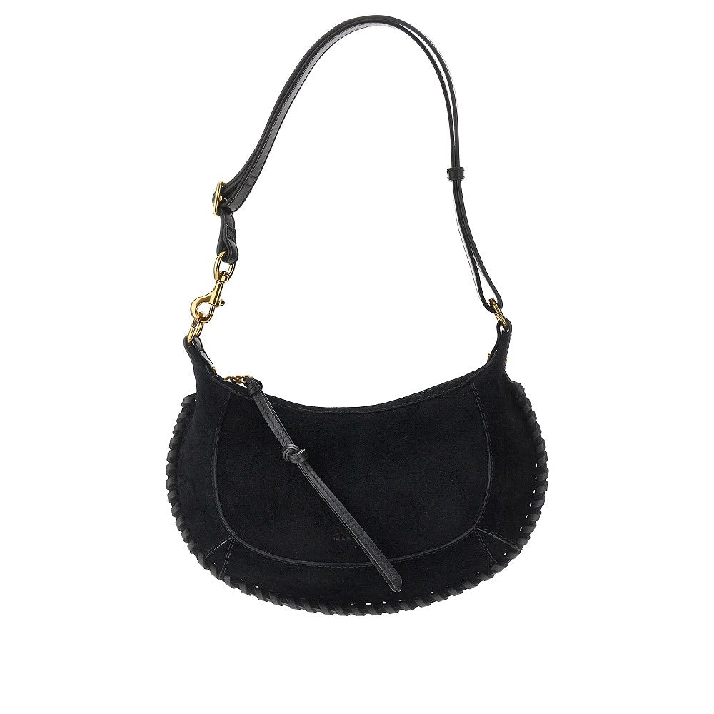 ISABEL MARANT OS suede leather oskan moon bag