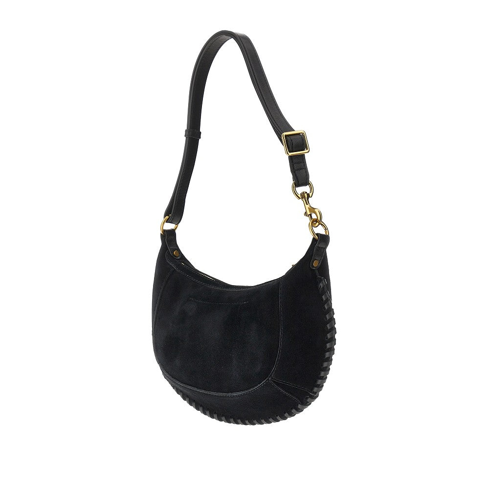 ISABEL MARANT OS suede leather oskan moon bag