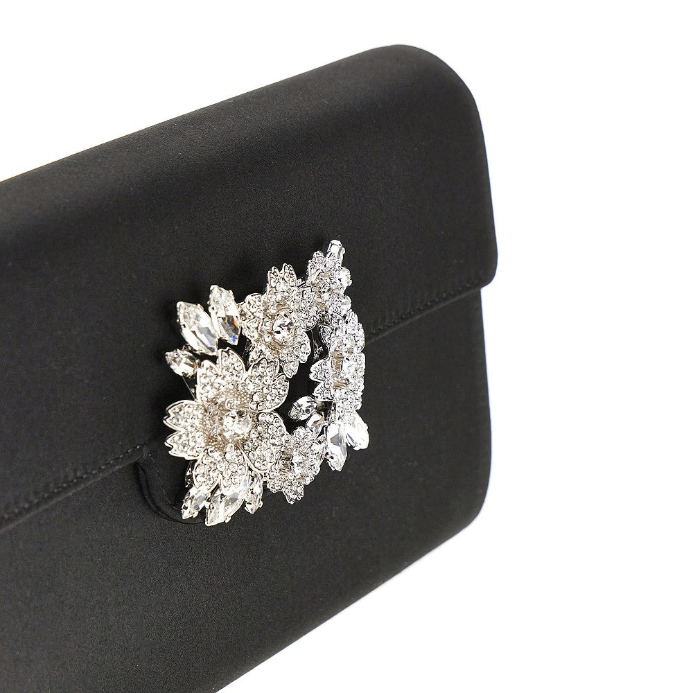 ROGER VIVIER OS efflorescence satin mini bag